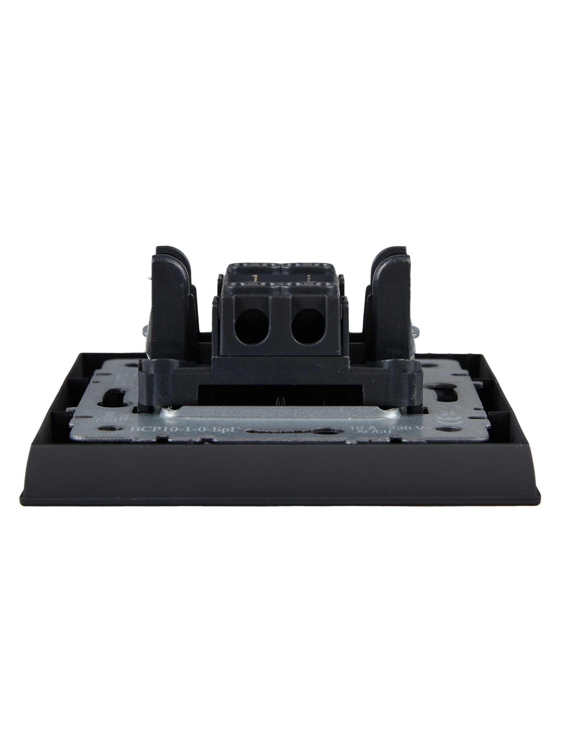             BRITE Ажыратқышы 1-пернелі 10А жиынтықта ВСP10-1-0-БрГ графит ИЭК    