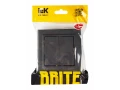             BRITE Ажыратқыш, екі пернелі 10А жиынтықта ВСP10-2-0-БрГ графит ИЭК    
