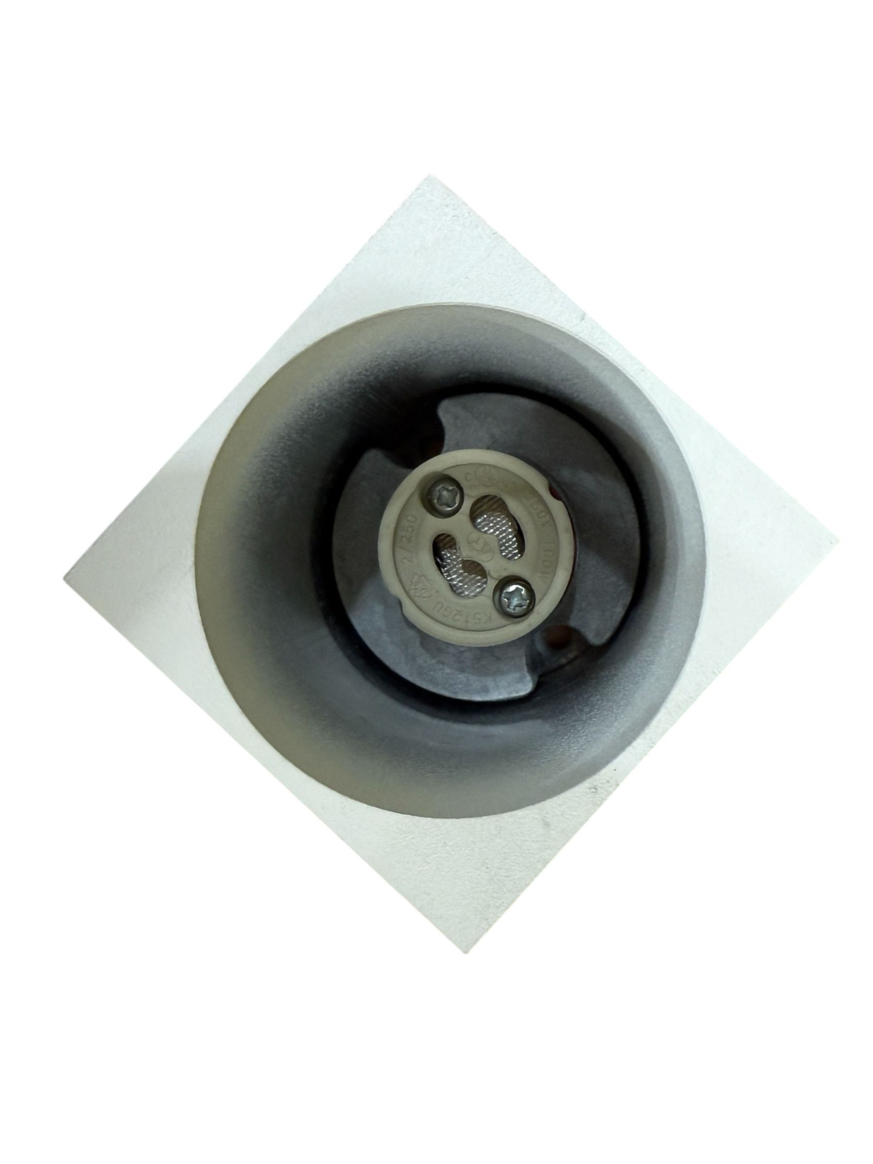 Сыртқы шам gu10/mr-16, ART BLOCK ақ, 55*55*100, 30шт