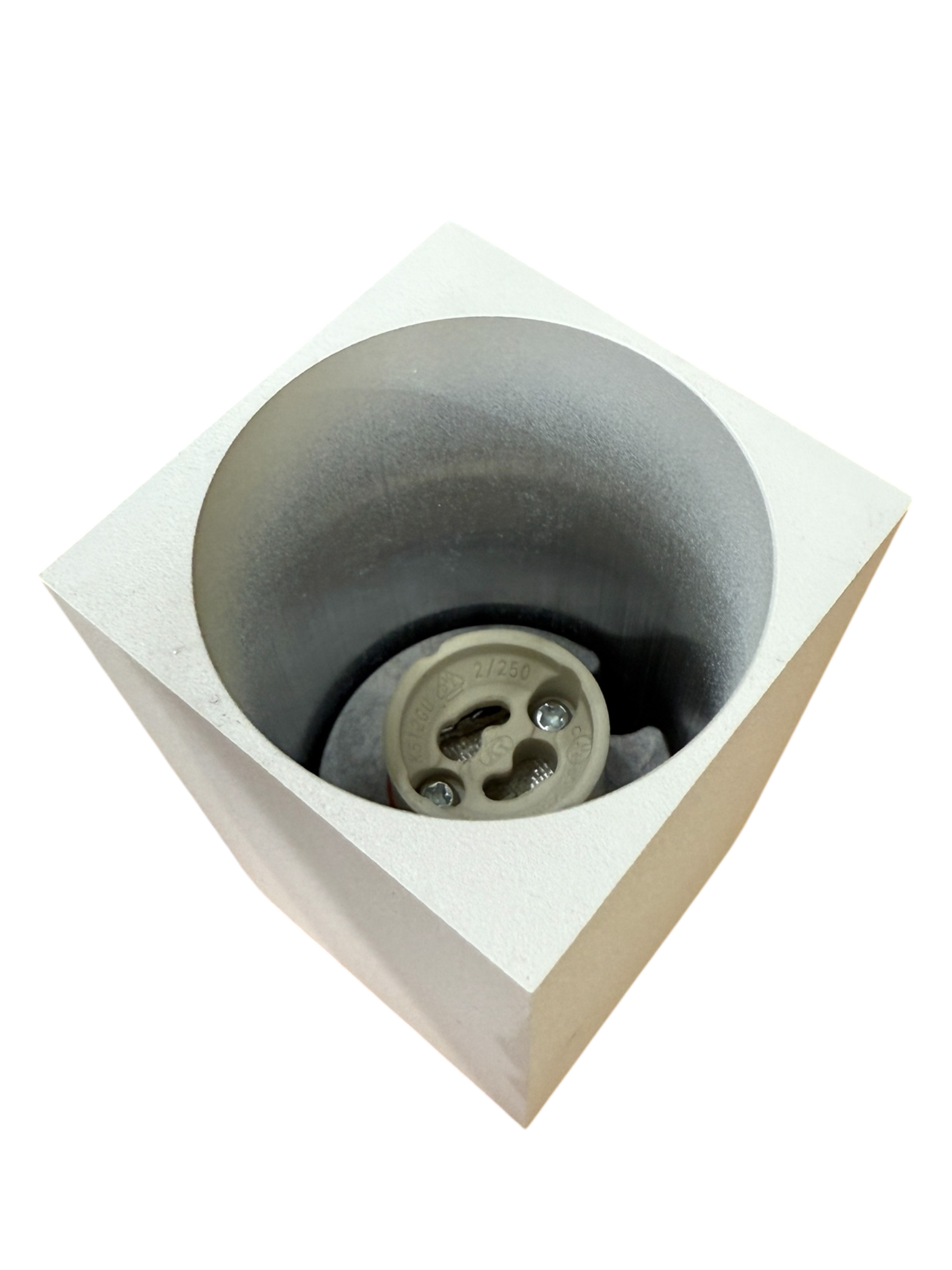 Сыртқы шам gu10/mr-16, ART BLOCK ақ, 55*55*100, 30шт