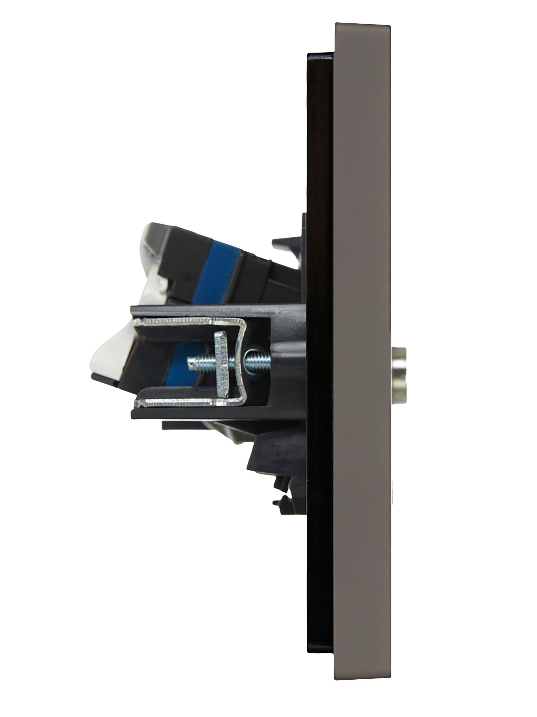             FORTE&PIANO 2 ұялы розетка TV+RJ45 6 категориялы FP337 сұр IEK    