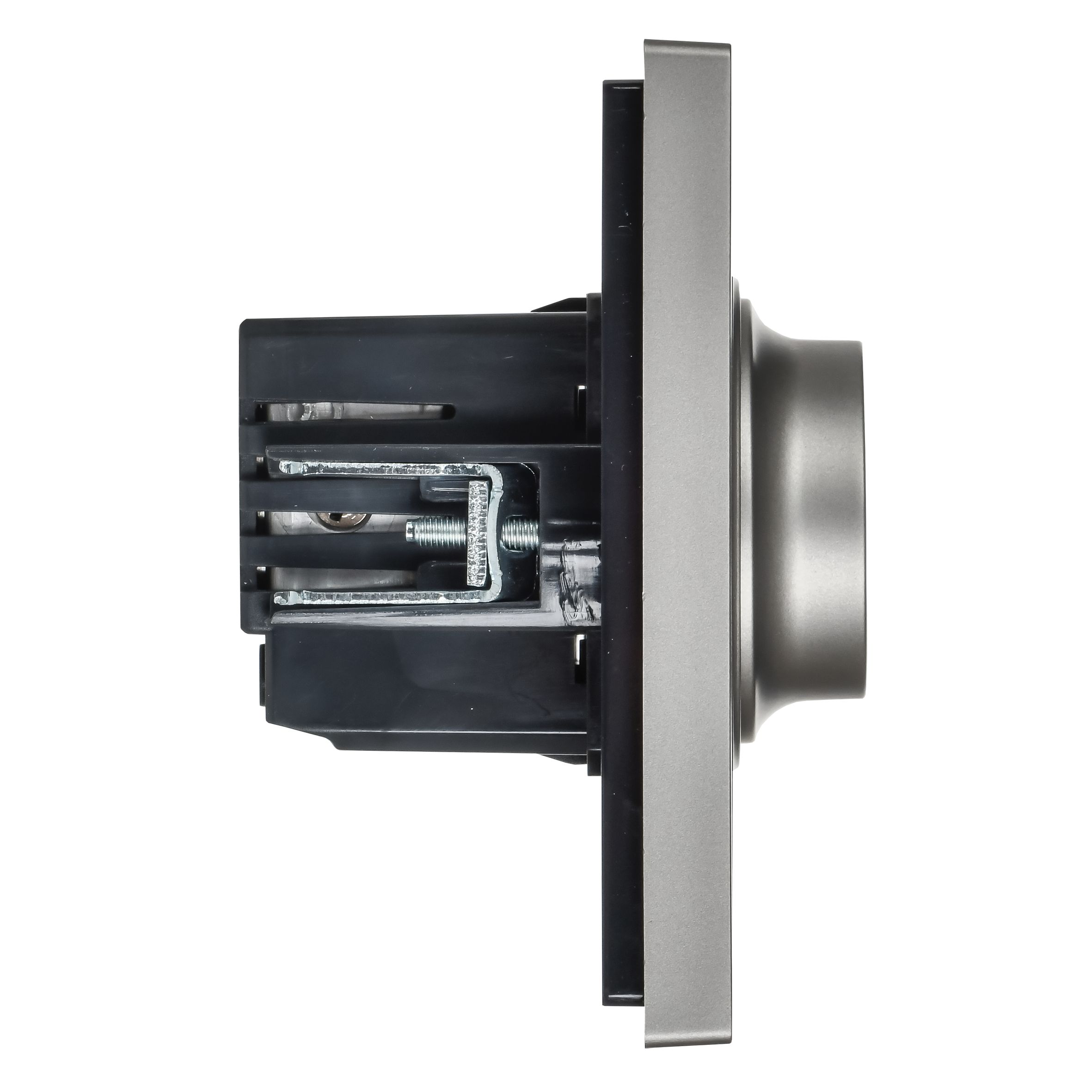 FORTE&PIANO Айналмалы-итермелі жарық реттегіші 600Вт FP554 болат IEK