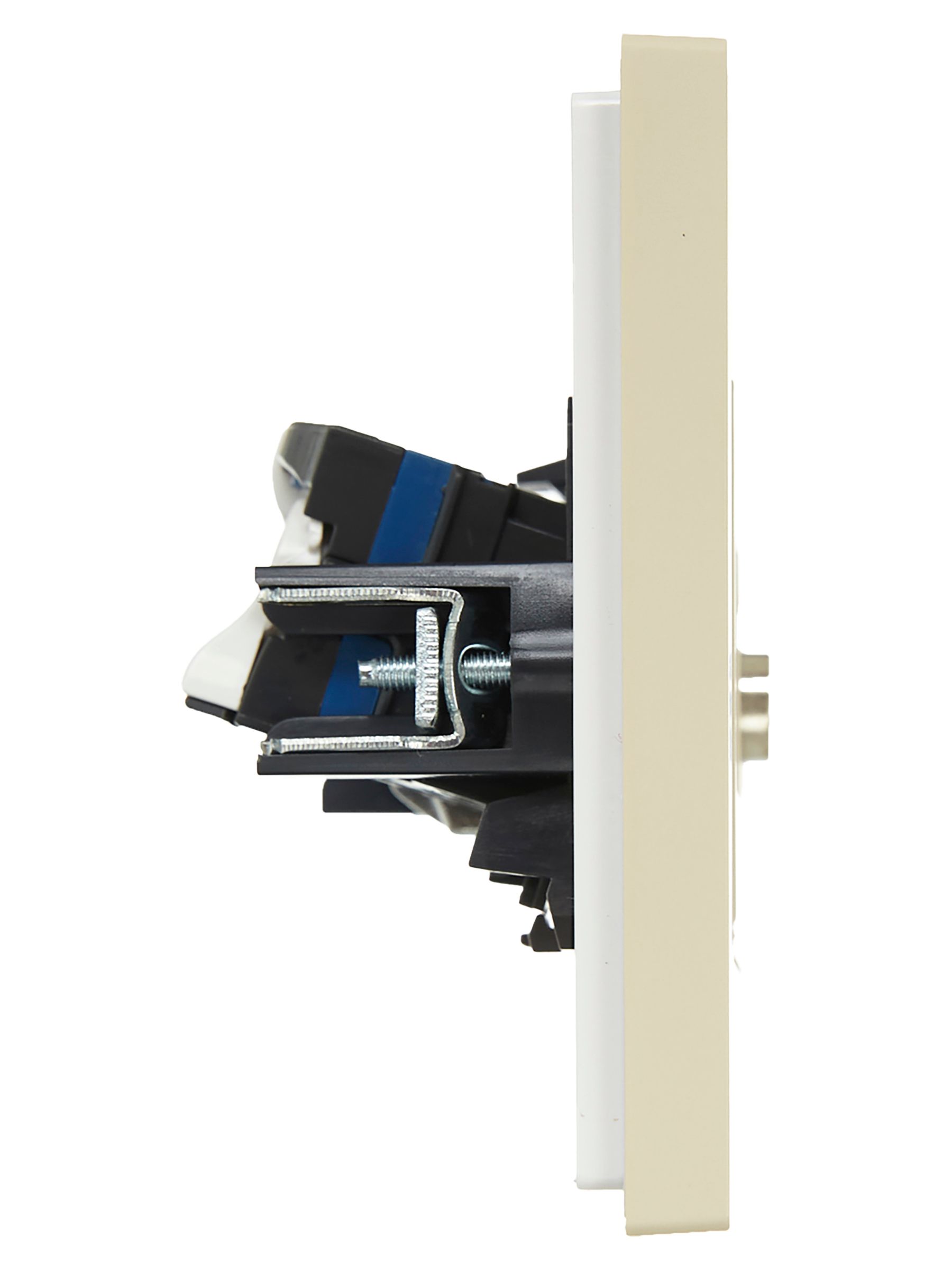 FORTE&PIANO 2 ұялы розетка TV+RJ45 6 категориялы FP437 ваниль IEK