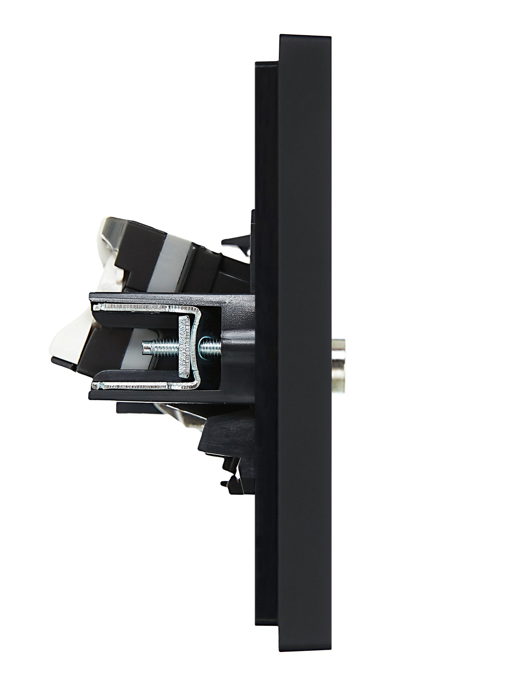 FORTE&PIANO 2 ұялы розетка TV+RJ45 категориялы 5E FP136 қара ИЭК