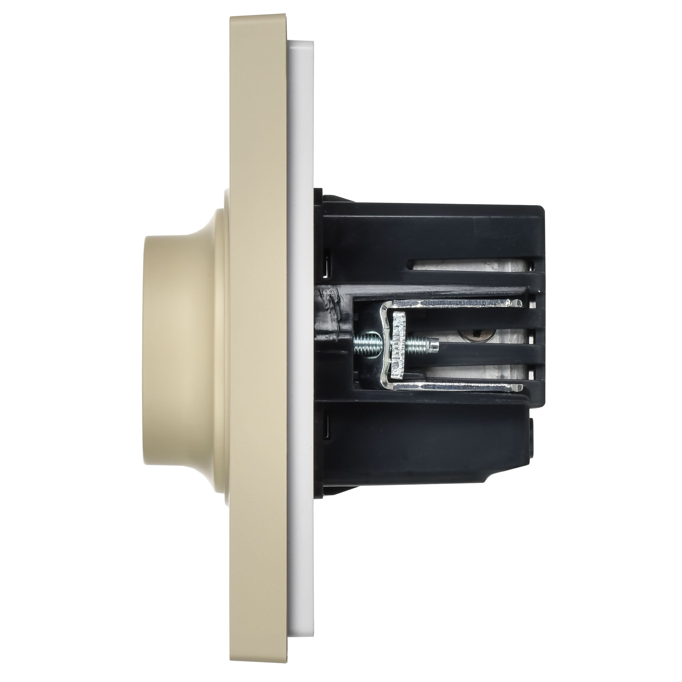 FORTE&PIANO Айналмалы-итермелі жарық реттегіші 600Вт FP454 ваниль IEK