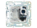            SKANDY 2 ұялы розетка TV+RJ45 6 категориялы SK-A15S күміс IEK    
