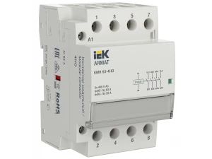 ARMAT Контактор модульный KMR 63А 24В AC/DC 4НО IEK