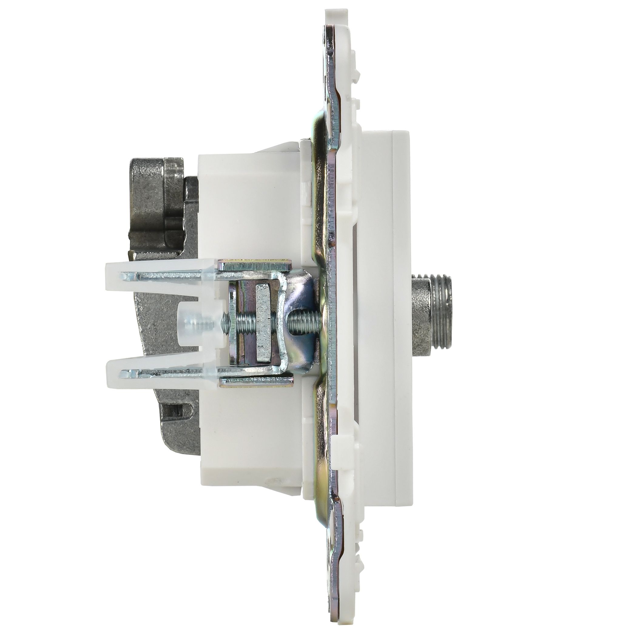             SKANDY 2 ұялы розетка TV+SAT SK-A13W арктикалық ақ IEK    