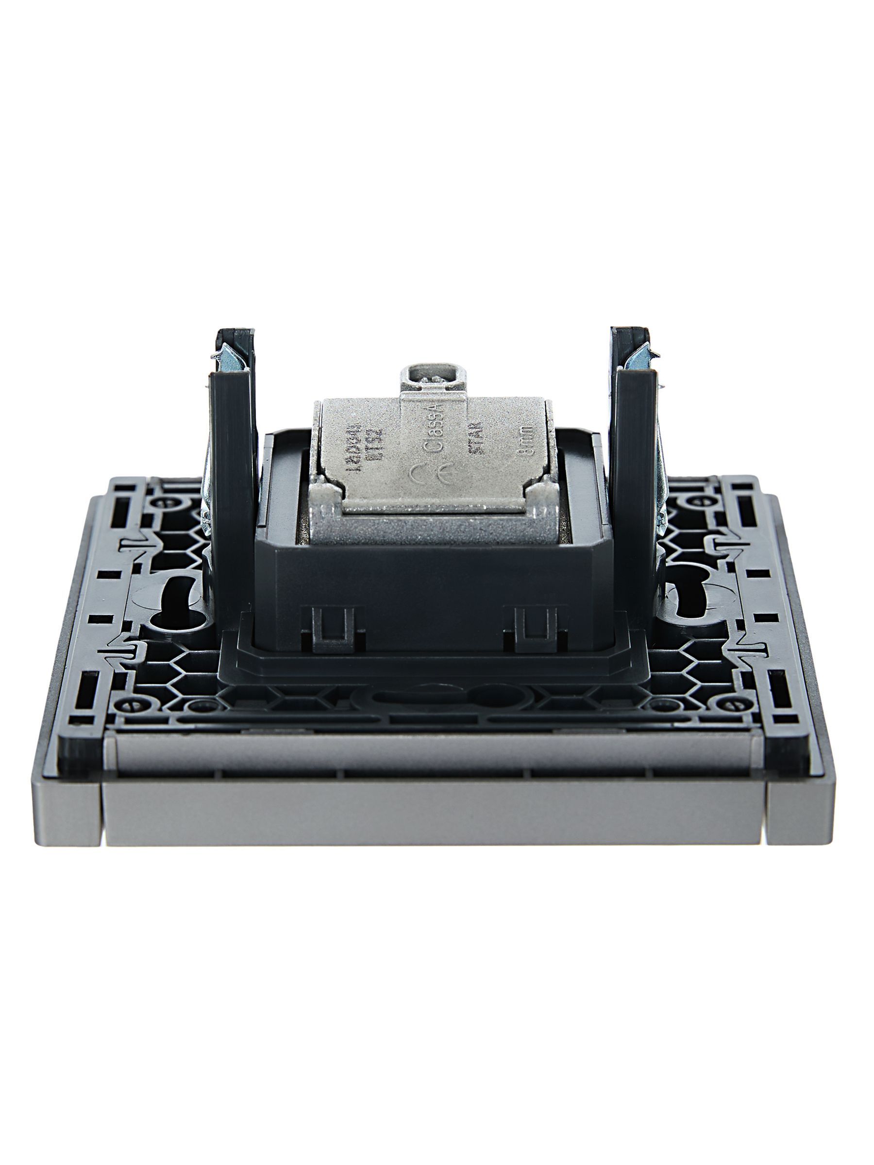             FORTE&PIANO 2 ұялы розетка TV+SAT FP538 болат IEK    