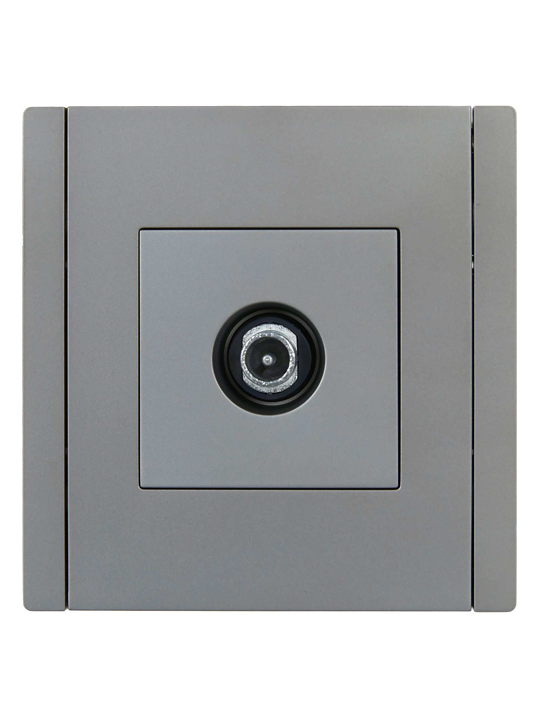             FORTE&PIANO Өтпелі TV розетка FP529 болат IEK    