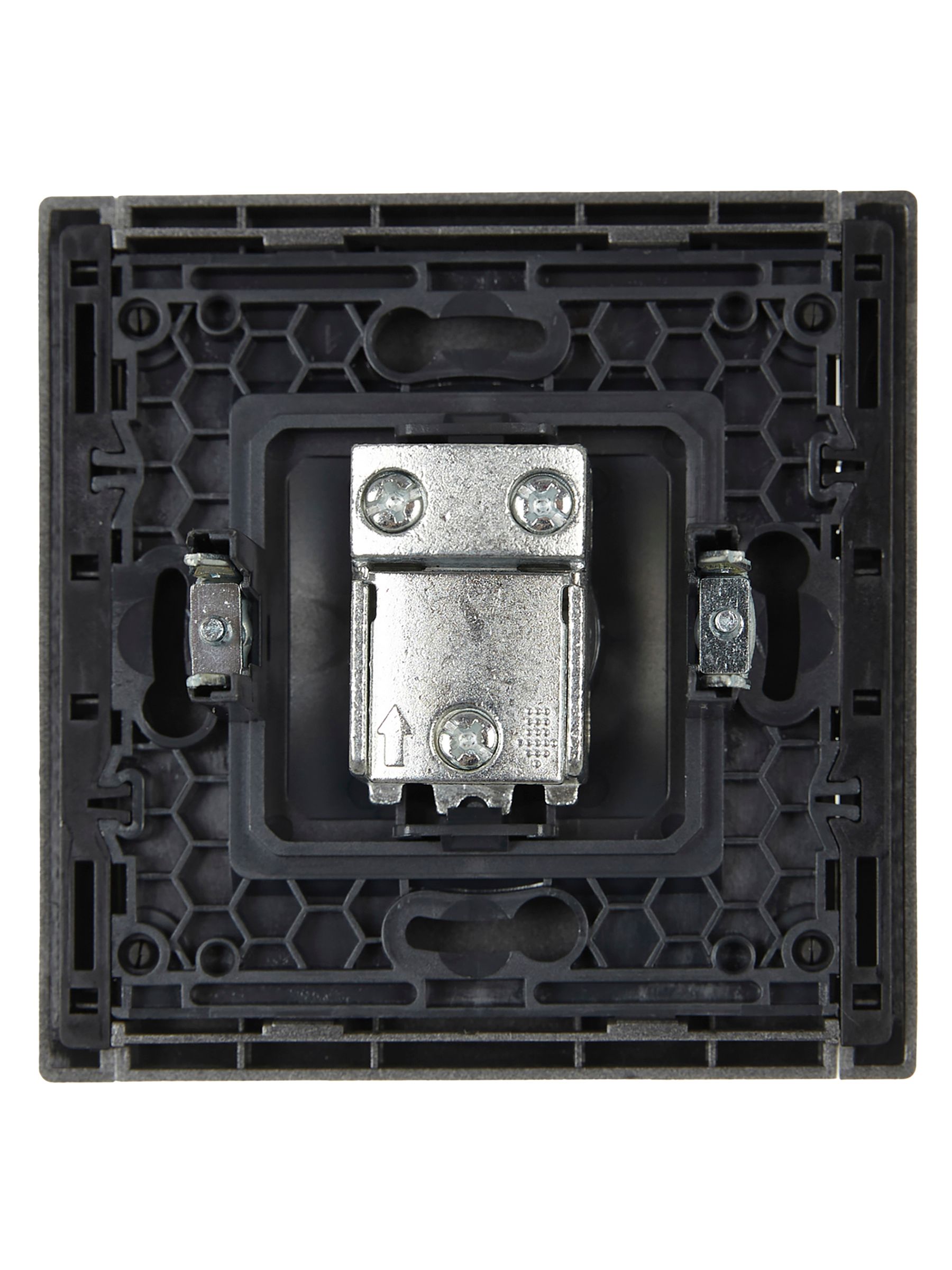             FORTE&PIANO Өтпелі TV розетка FP529 болат IEK    