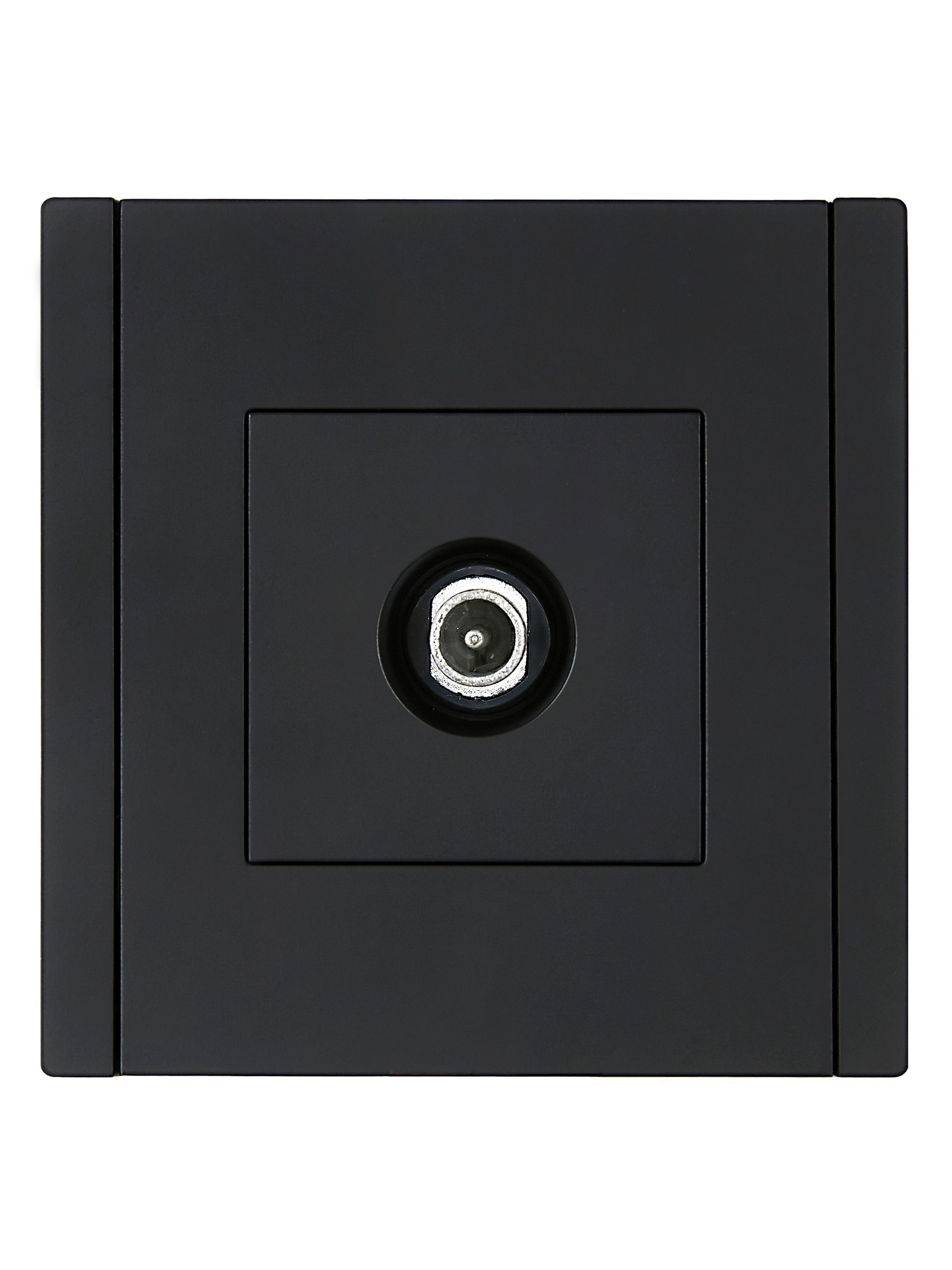             FORTE&PIANO Өтпелі TV розетка FP129 қара IEK    