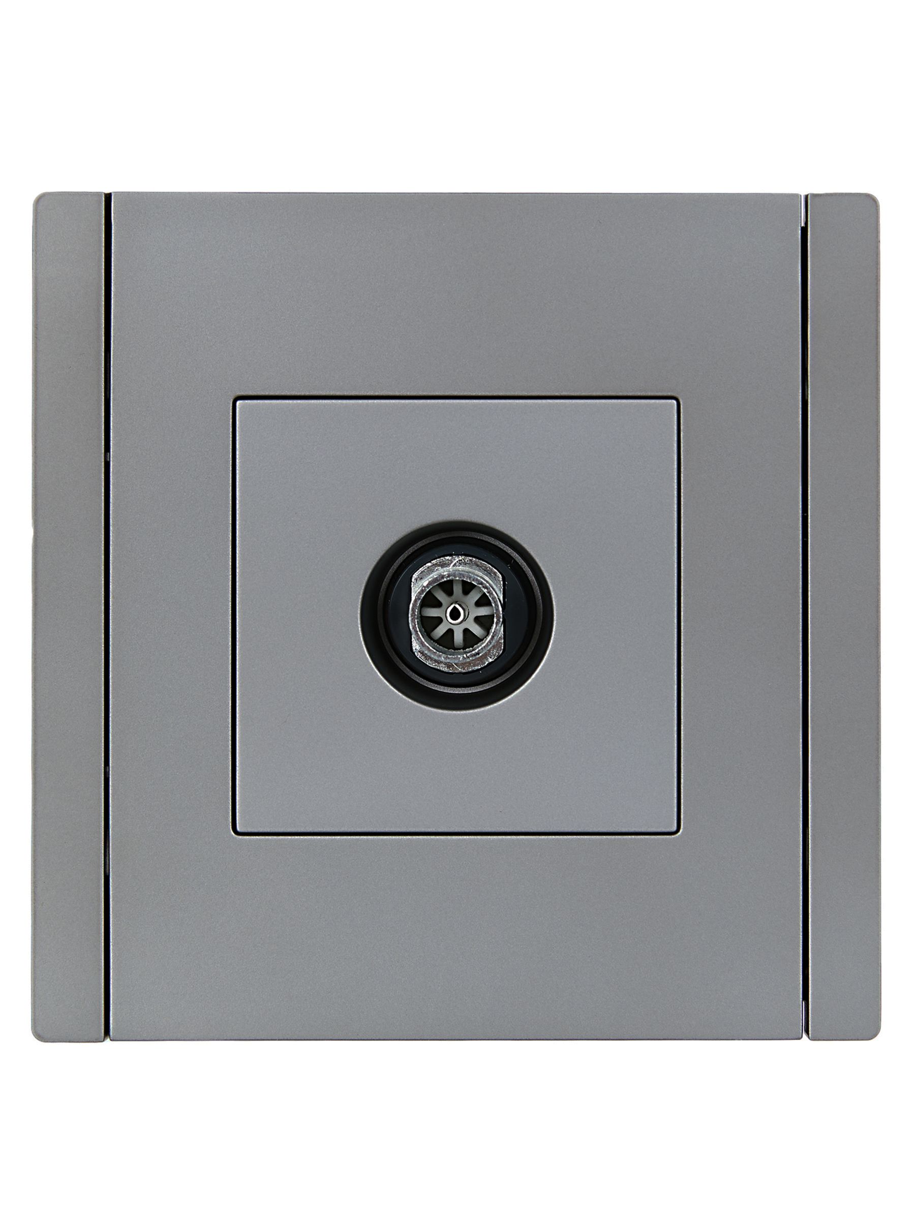             FORTE&PIANO Розетка TV соңғы FP528 болат  ИЭК    