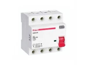 Выключатель дифференциального тока 4P 25А 30мА тип AC 6кА HDB3VR /HDB3VR425SC/
