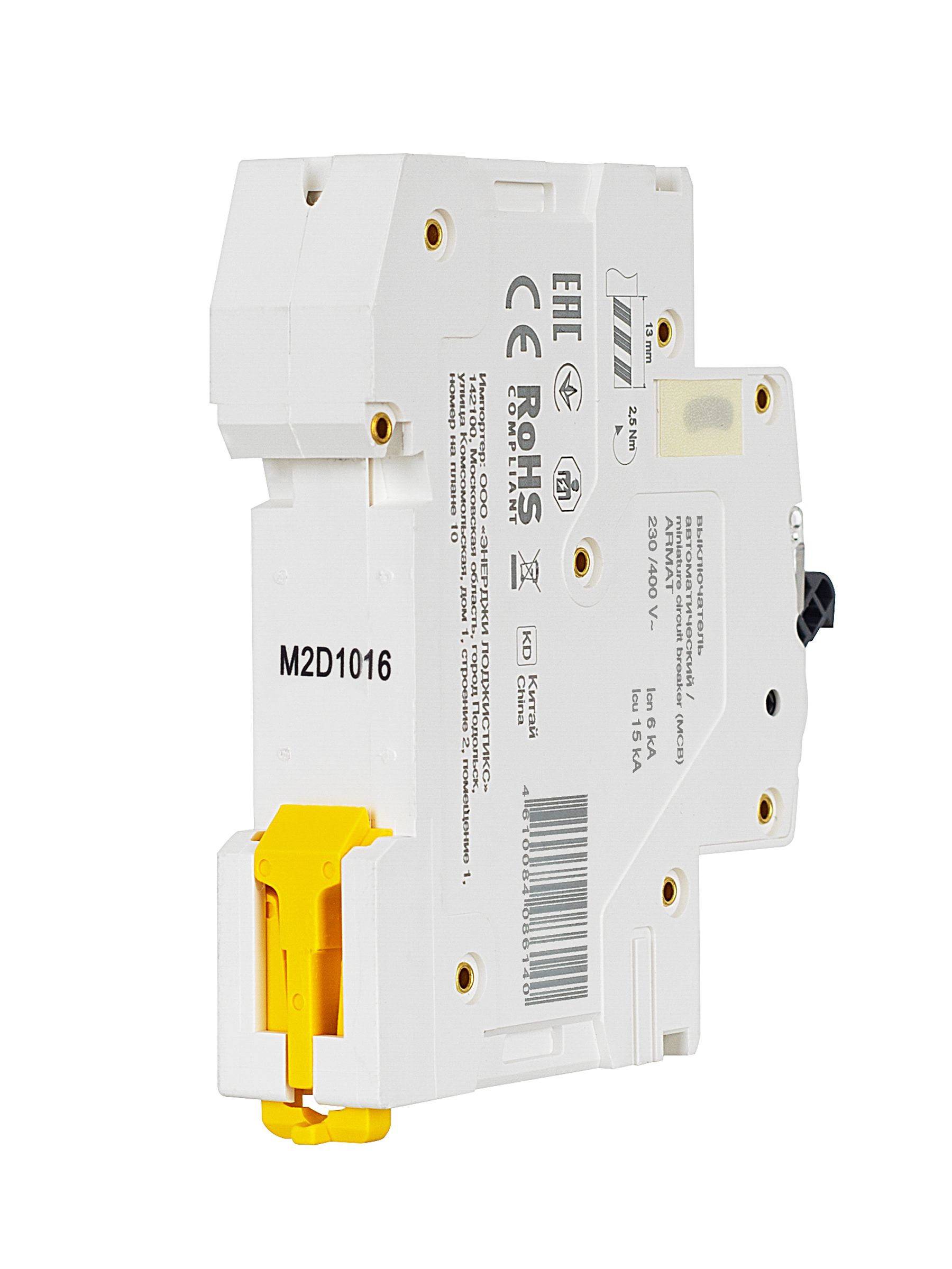             ARMAT Автоматты ажыратқыш M06N 1P D 10А IEK    