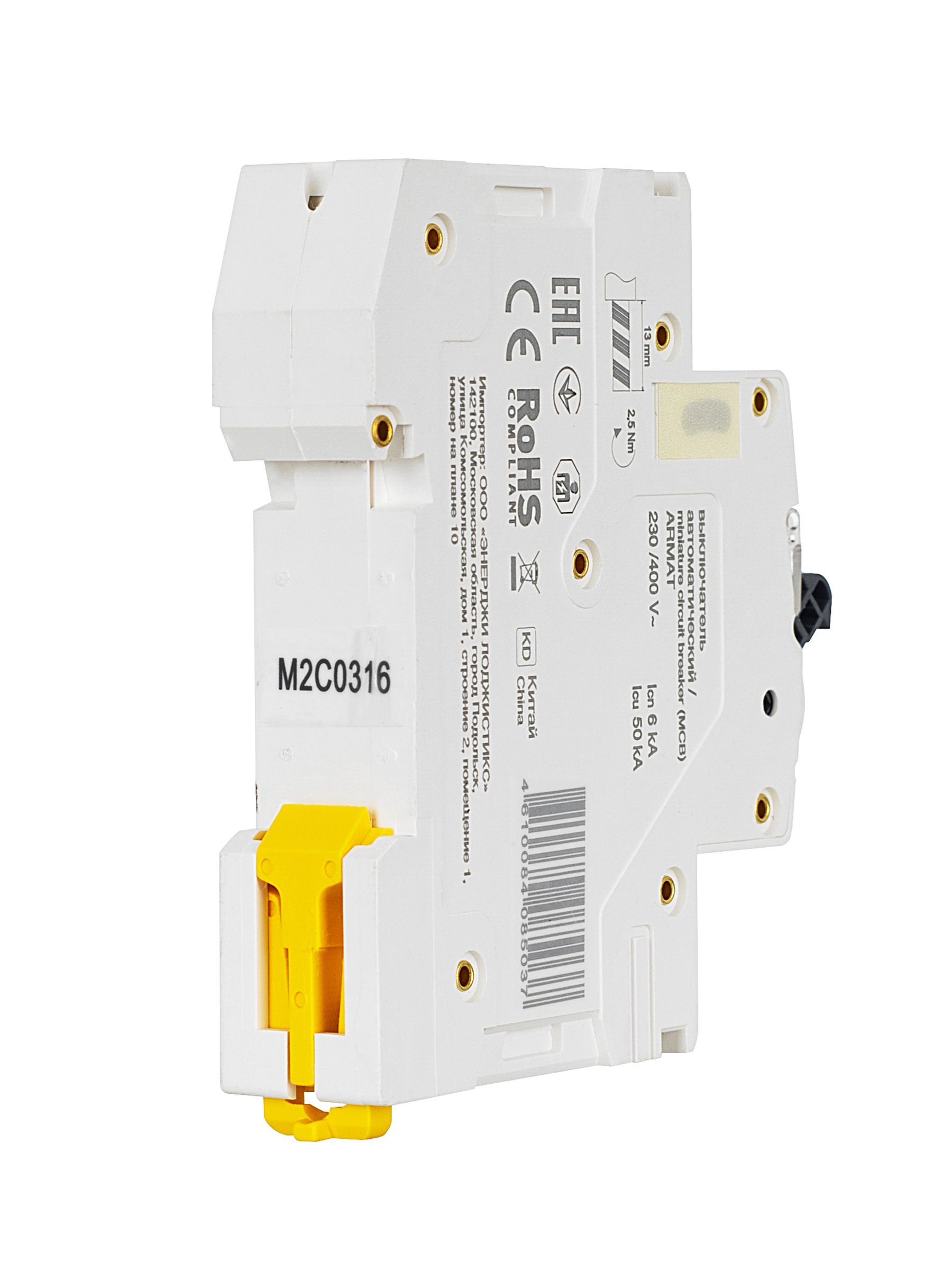             ARMAT Автоматты ажыратқыш M06N  1P C 3А IEK    