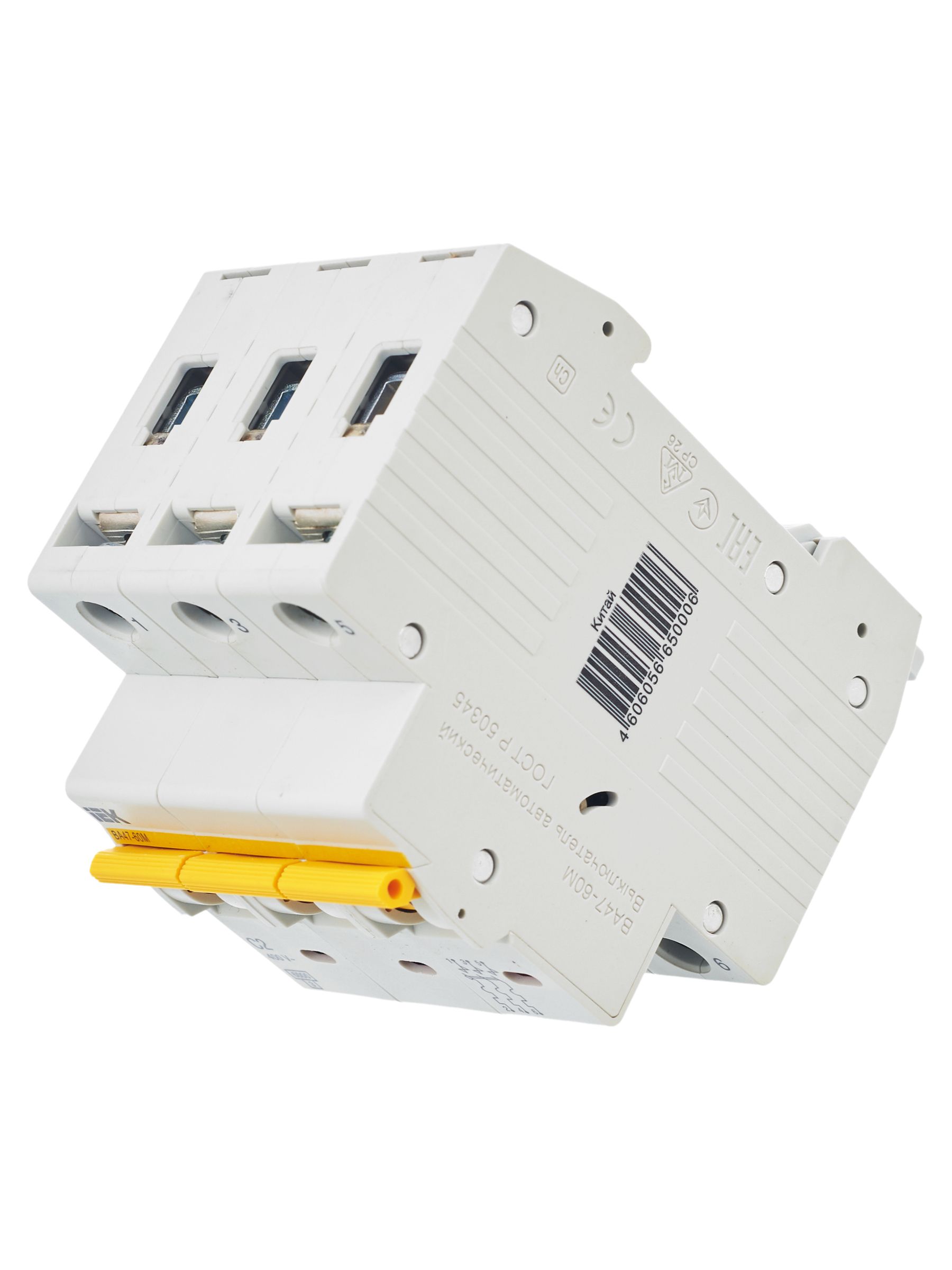             Автоматтық ажыратқыш ВА47-60M 3P C 2А 6кА KARAT ИЭК    