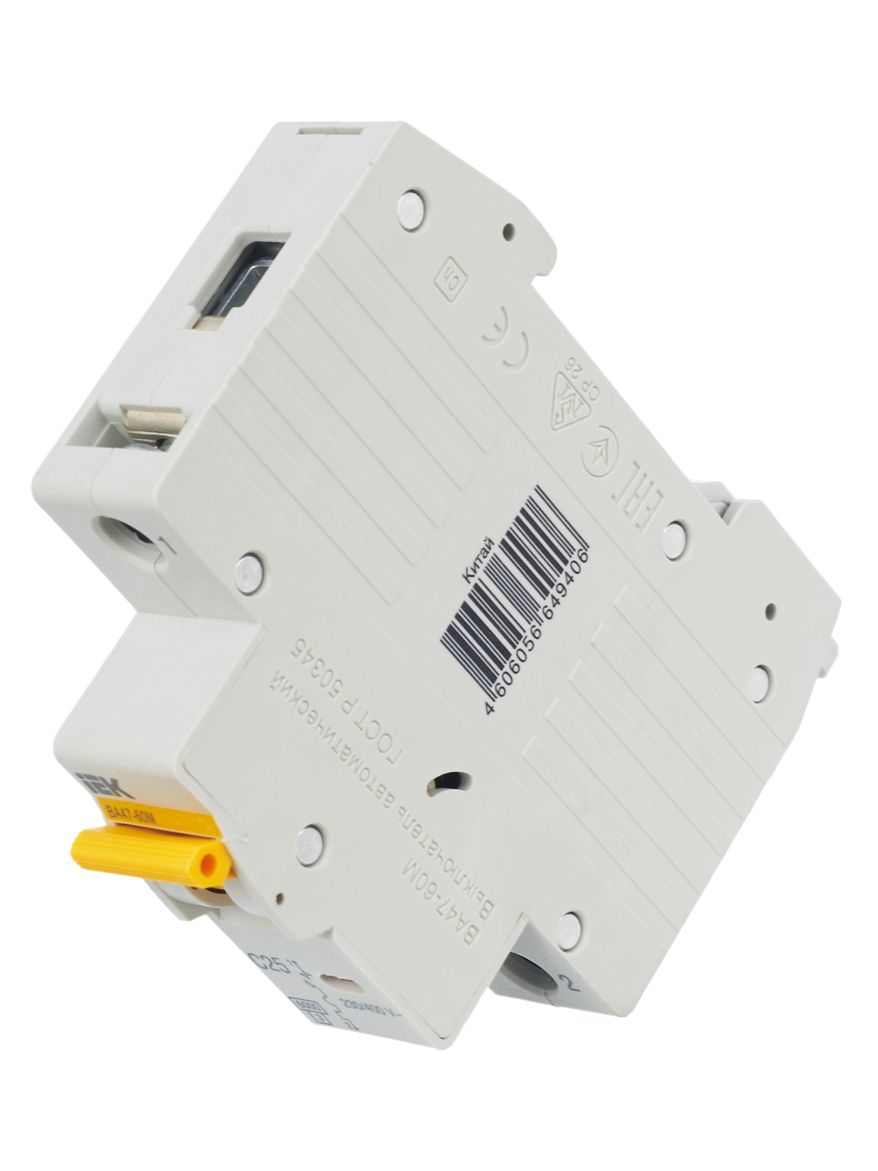             Автоматтық ажыратқыш 1Р ВА 47-60М 25А 6кА С ИЭК    