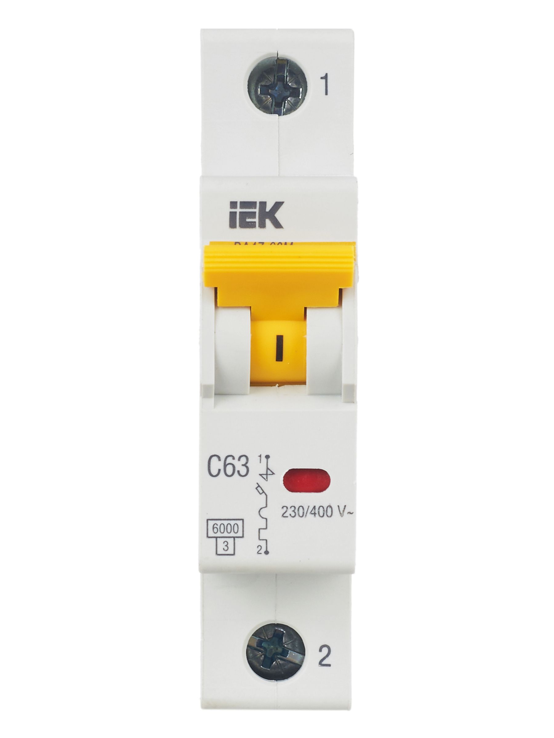             Автоматтық ажыратқыш 1Р ВА 47-60М 63А 6кА С ИЭК    