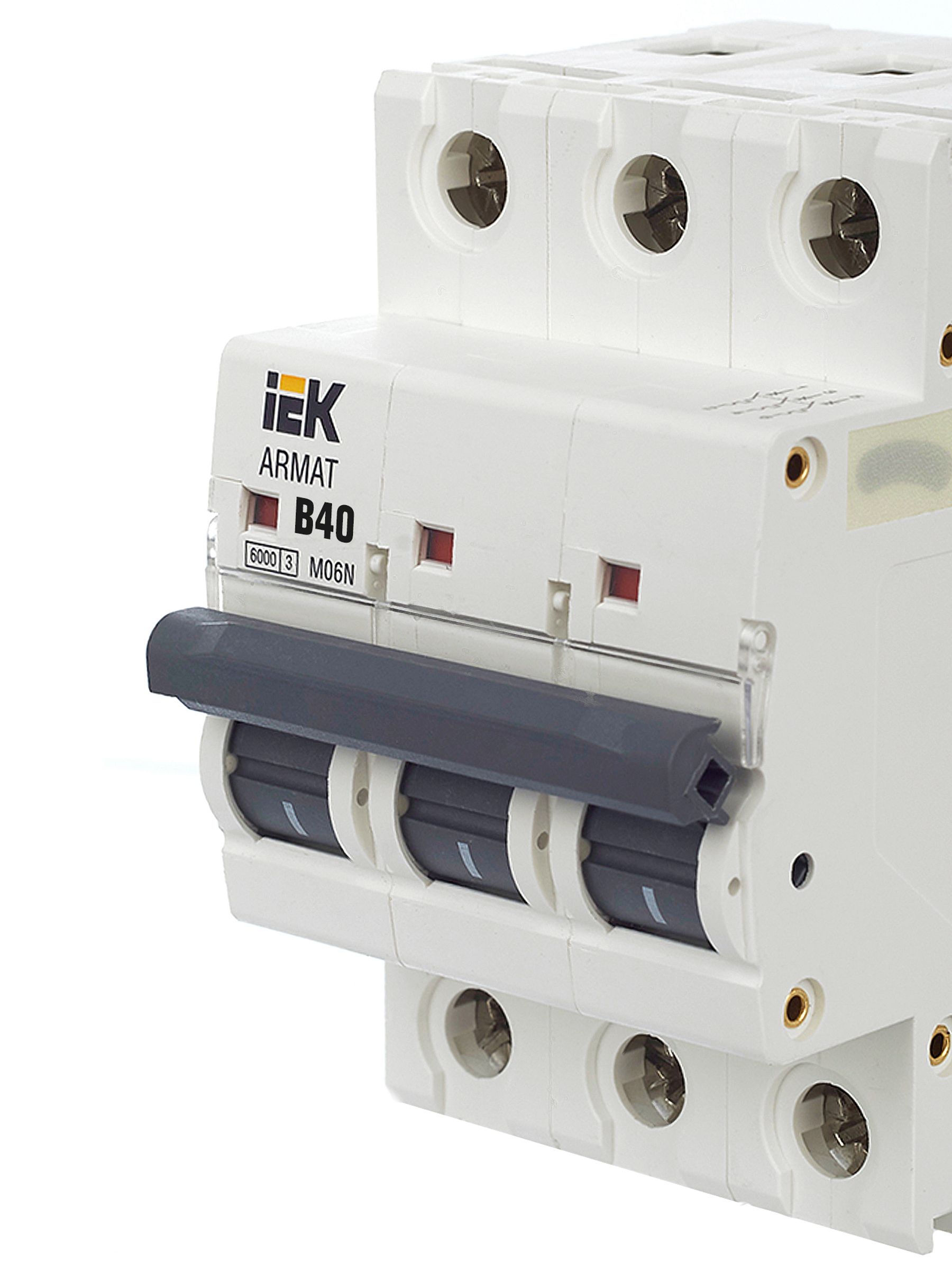             ARMAT Автоматтық ажыратқыш M06N 3P B 40А IEK    