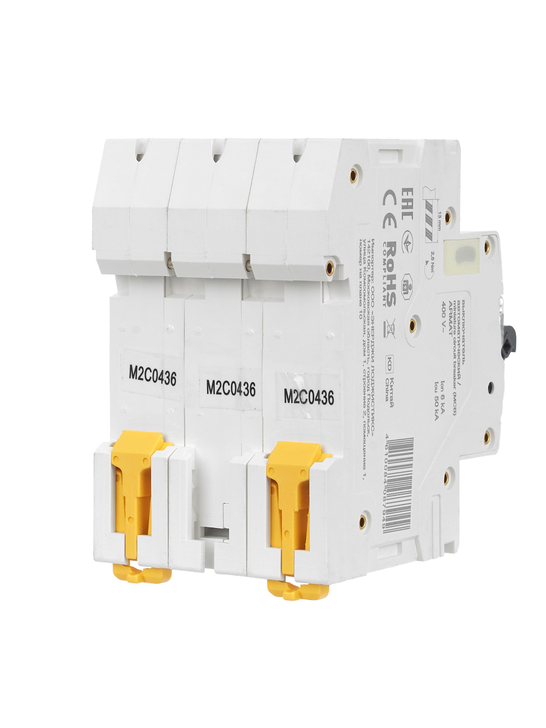             ARMAT Автоматтық ажыратқыш M06N 3P C 4А IEK    