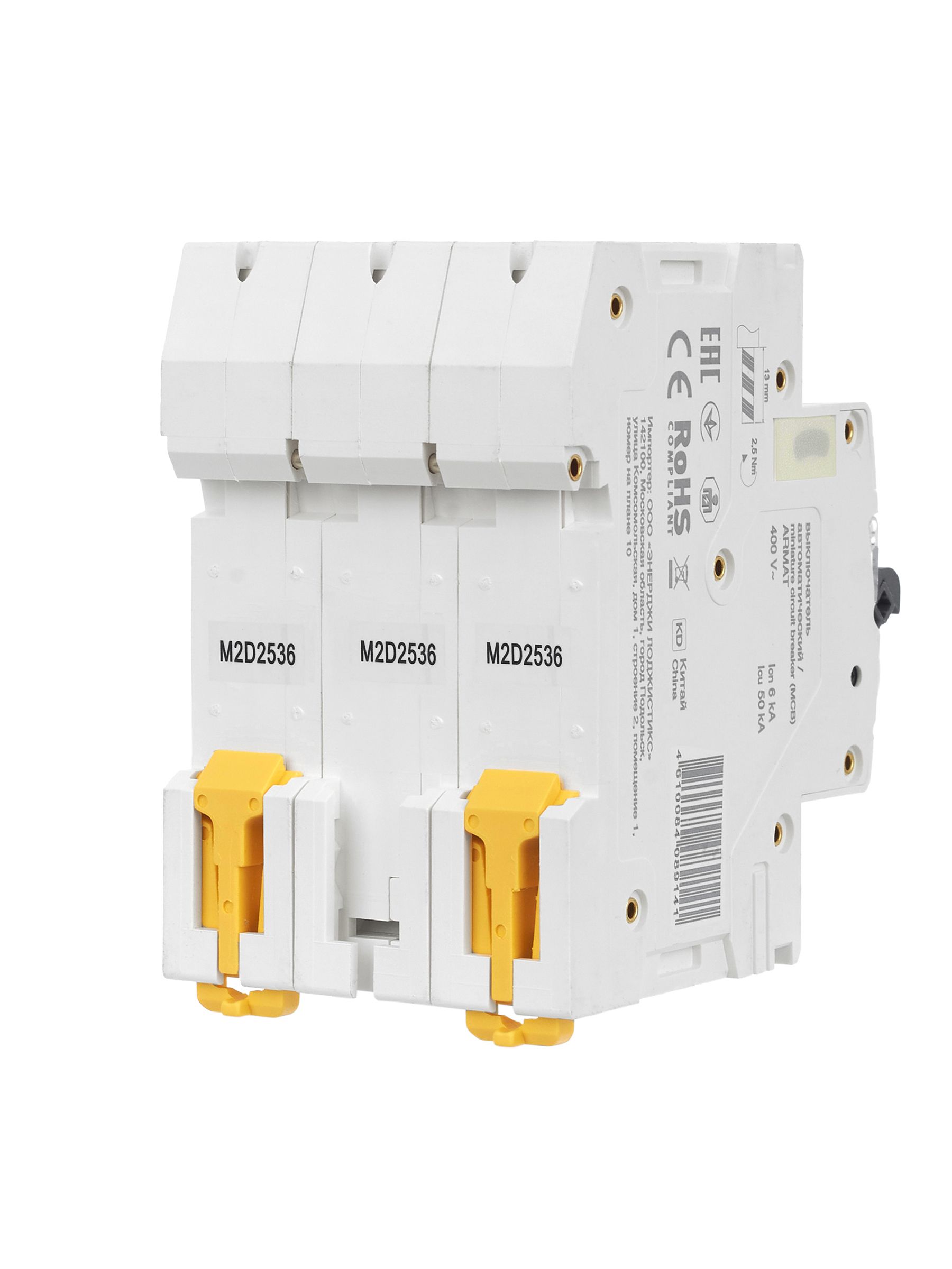             ARMAT Автоматтық ажыратқыш M06N 3P D 25А IEK    