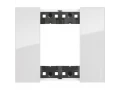             Сәндік жиектеме, 2 модуль. Түсі: мұз LIVING NOW Bticino /KA4802DW/    