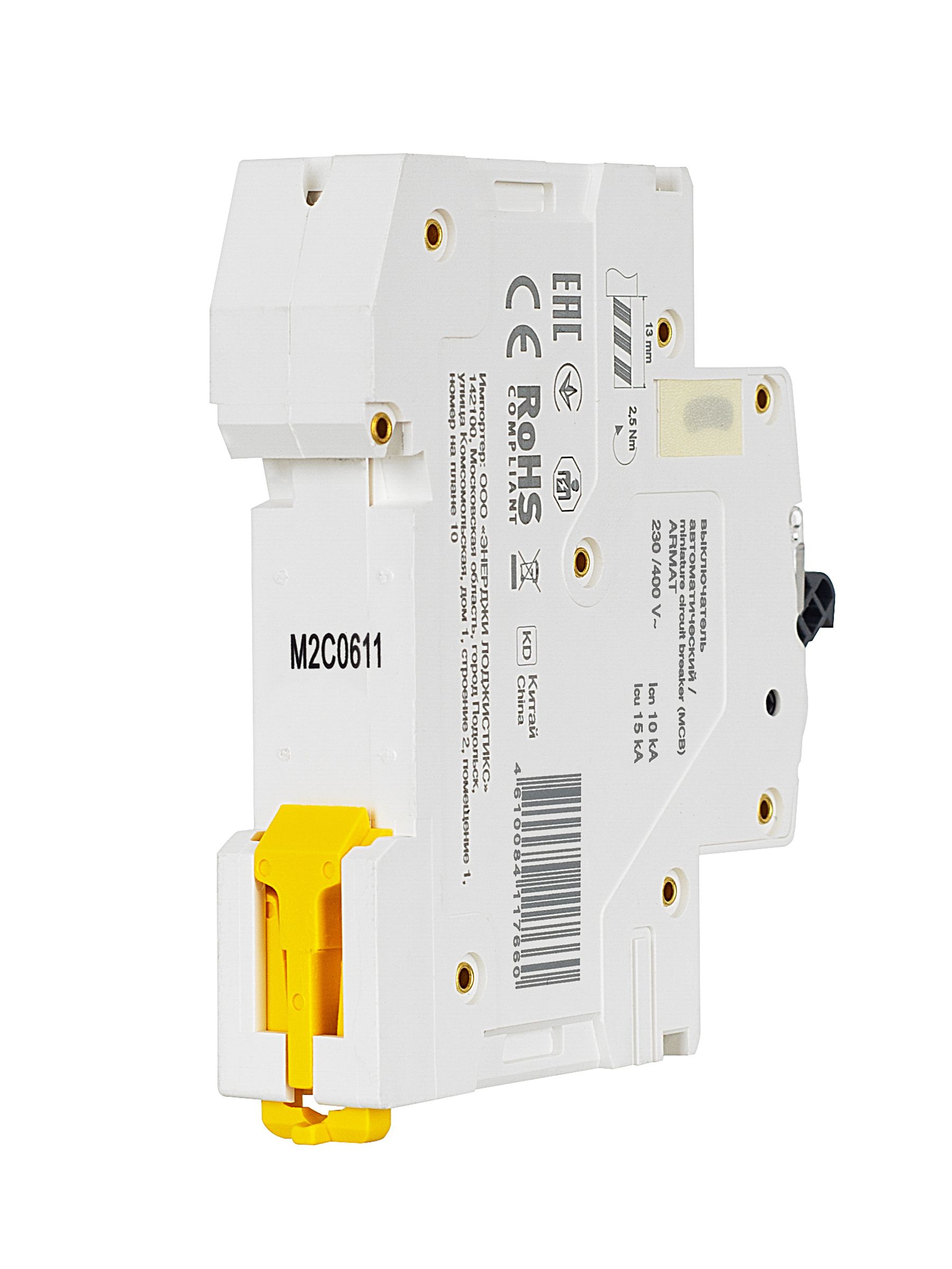             ARMAT Автоматтық ажыратқыш M10N 1P C 6А IEK    