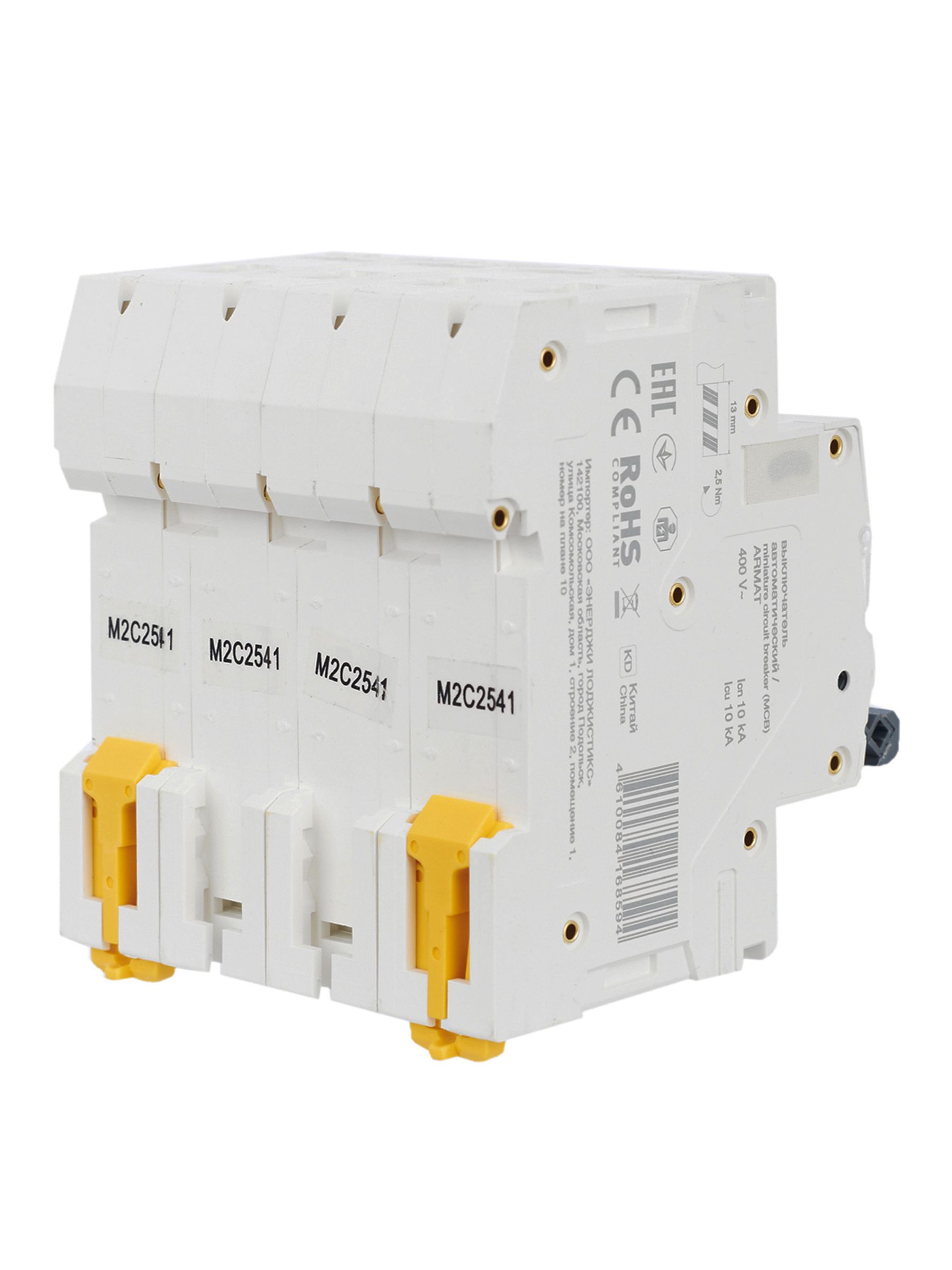             ARMAT Автоматтық ажыратқыш M10N 4P C 25А IEK    