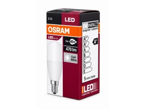 Лампа светодиодная VALUECLP40 5W/840 220-240V FR E14 10*1 OSRAM /4052899973350/ (шт)