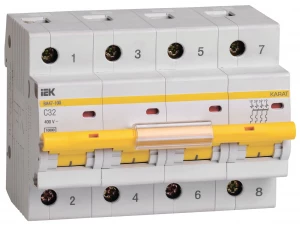 KARAT Автоматический выключатель ВА47-100 4P C 32А 10кА IEK