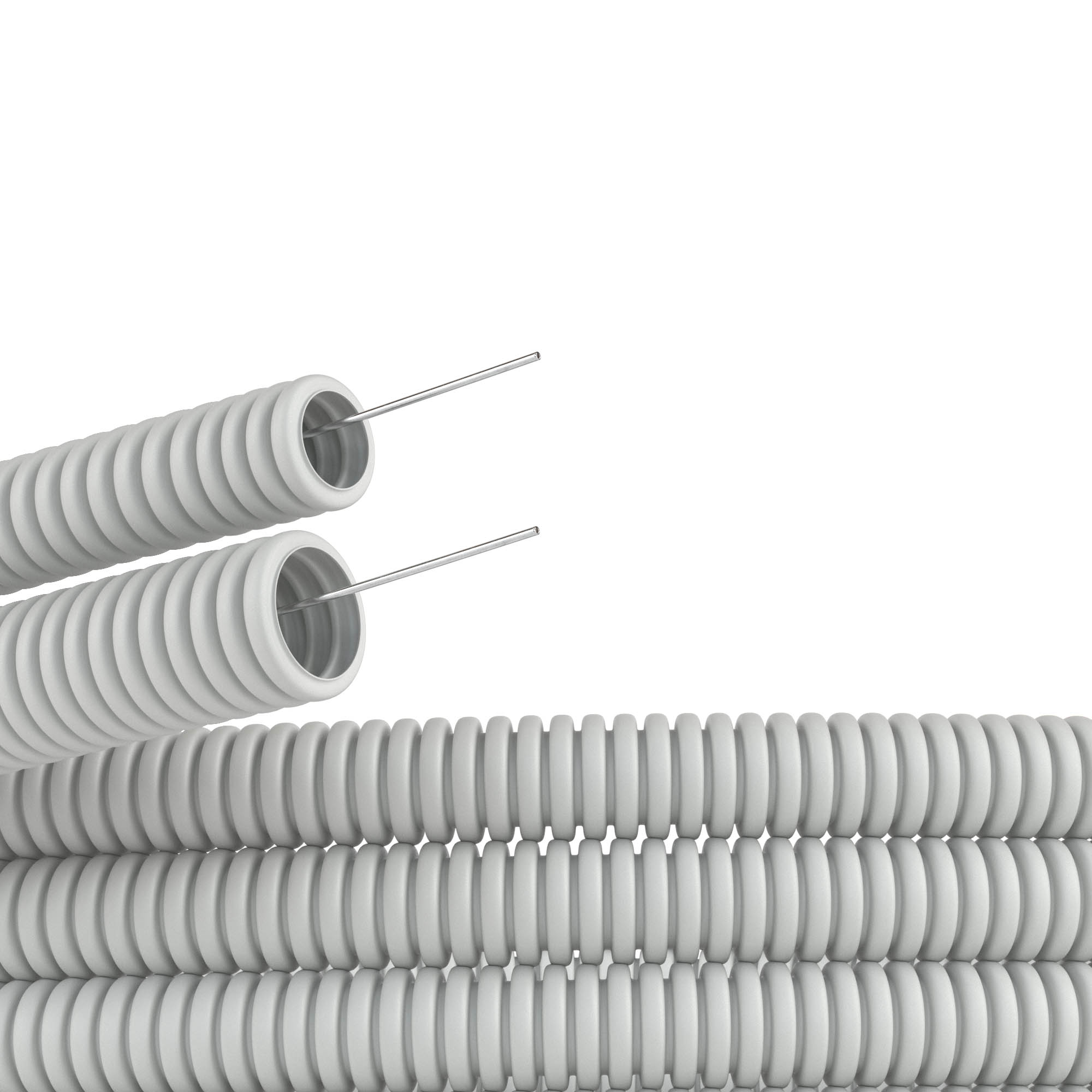             Гофрленген құбыр ПВХ икемді, жеңіл d20мм тарту, сары (қаптама 100м) DKC    