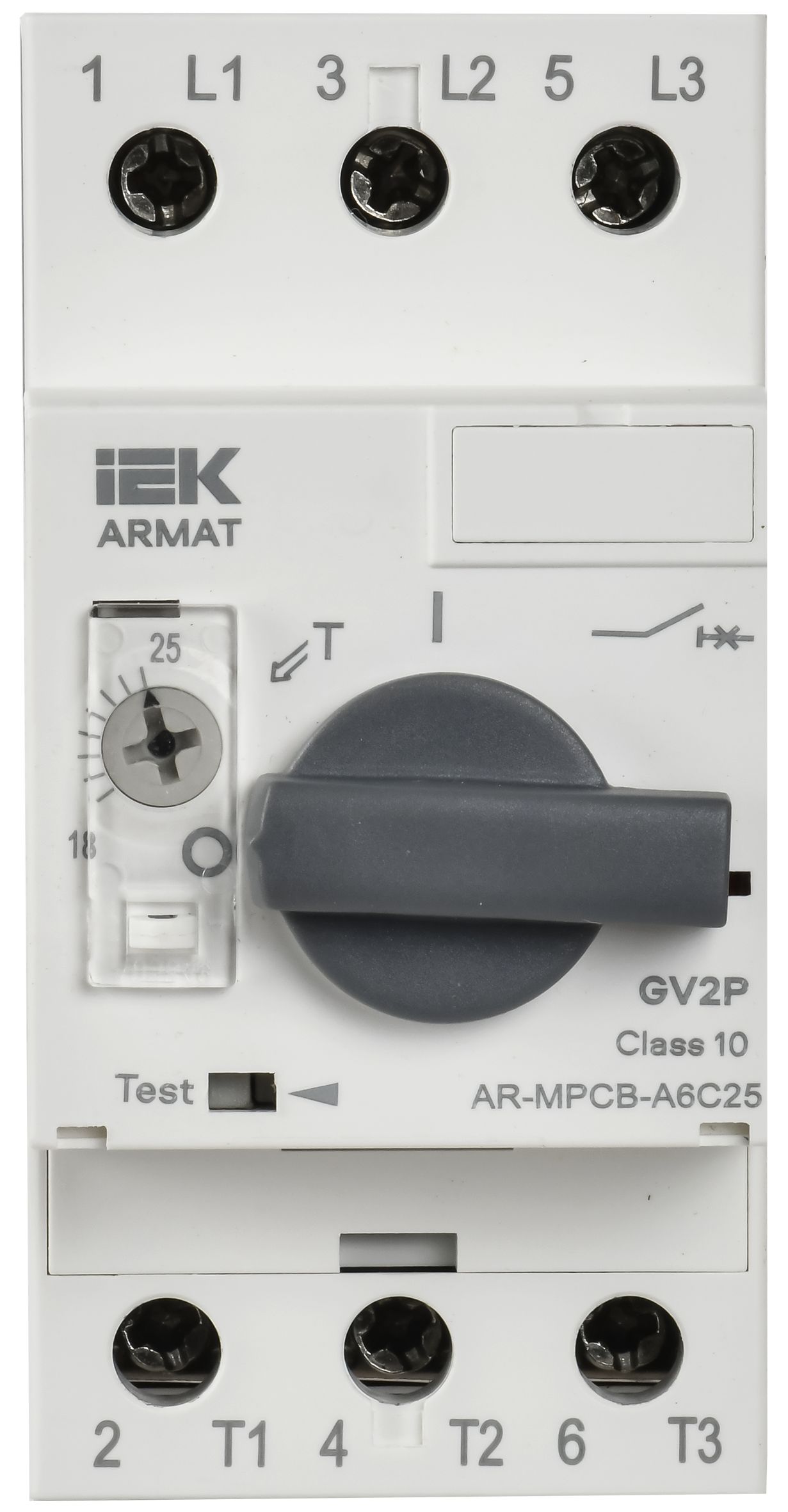             ARMAT Қозғалиқыш қорғанысы автоматты ажыратқышы A6 GV2P 18-25А IEK    