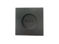 Розетка РС 16-1601 графит