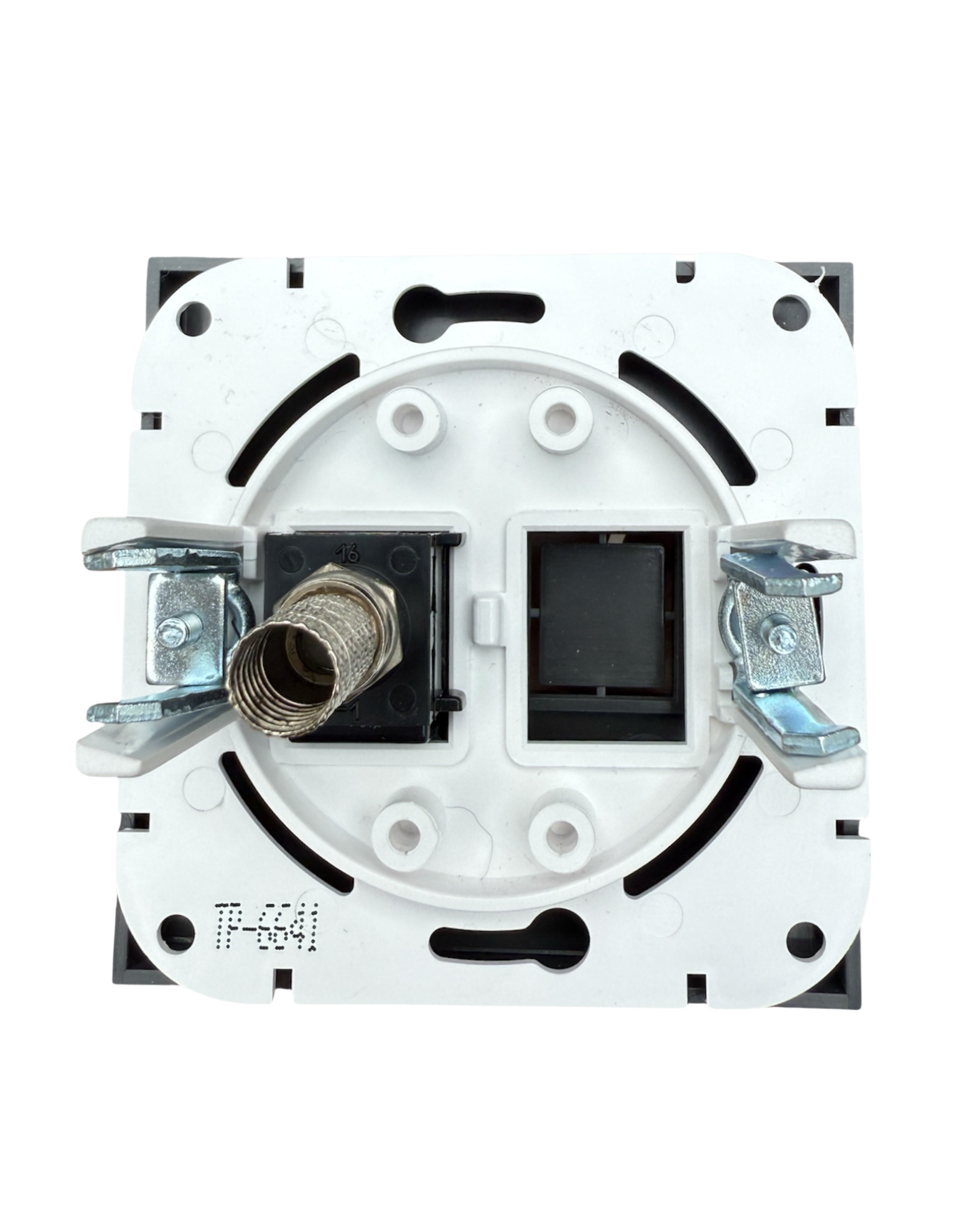 Розетка ТР-6641 графит