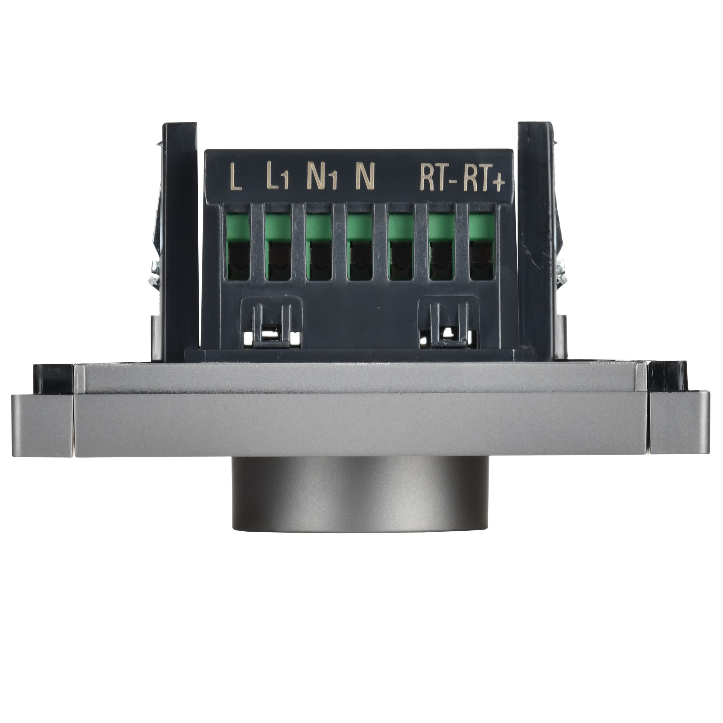             FORTE&PIANO Индикациясы бар электронды термостат FP552 болат IEK    