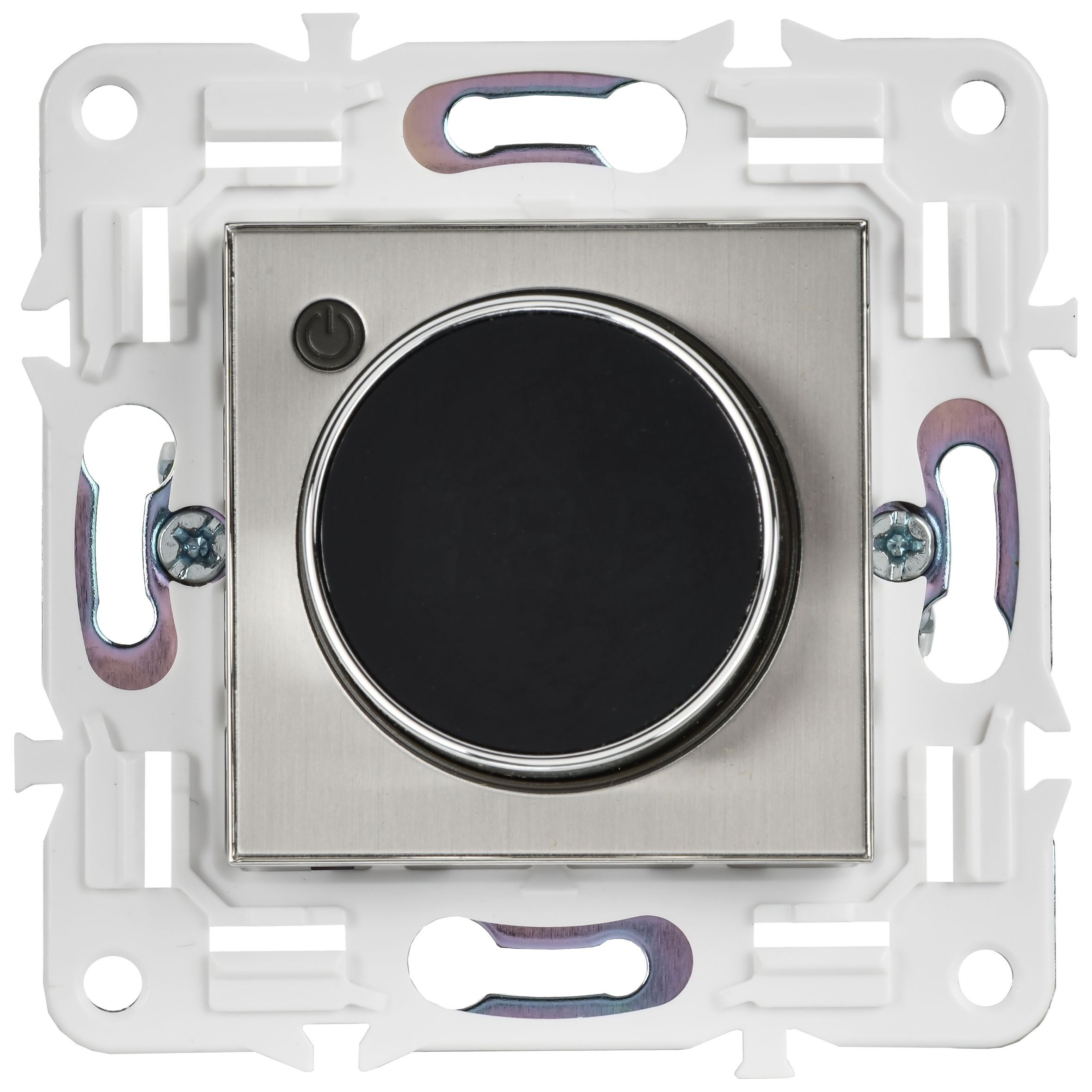             SKANDY Индикациясы бар электронды термостат SK-T01N металл никель IEK    