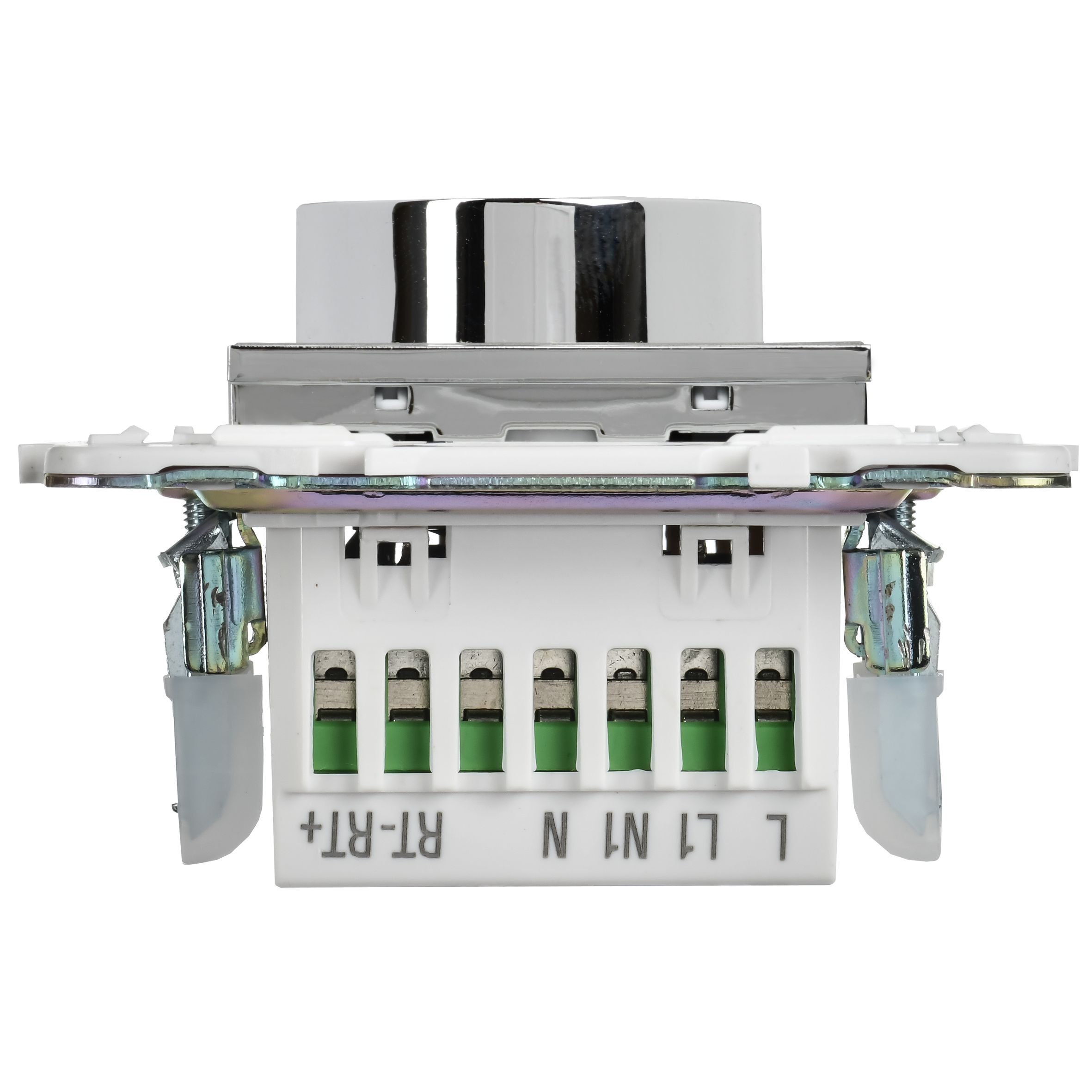             SKANDY Индикациясы бар электронды термостат SK-T01N металл никель IEK    