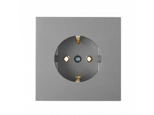 Розетка РС 16-1602 титан