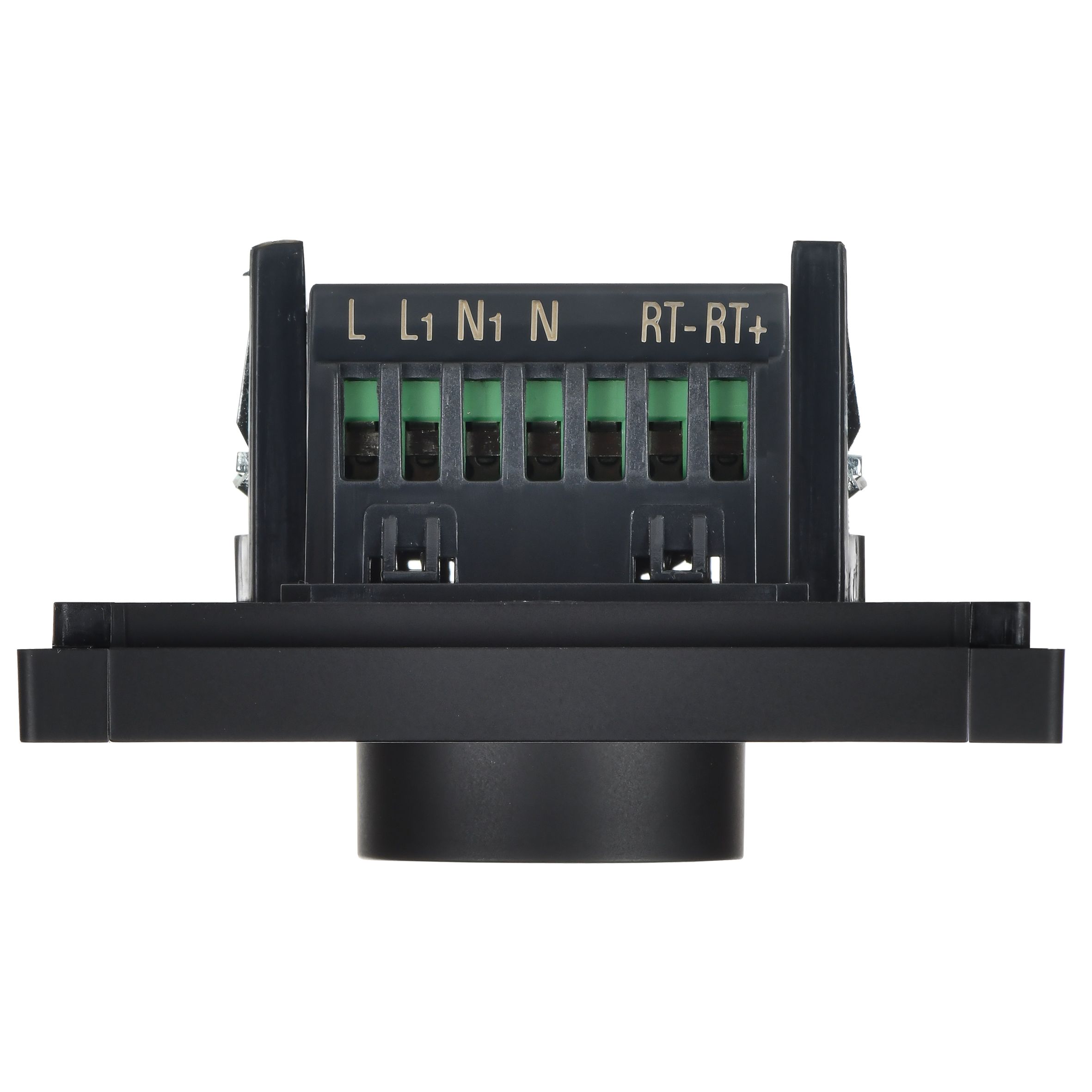             FORTE&PIANO Индикациясы бар электронды термостат FP152 қара ИЭК    