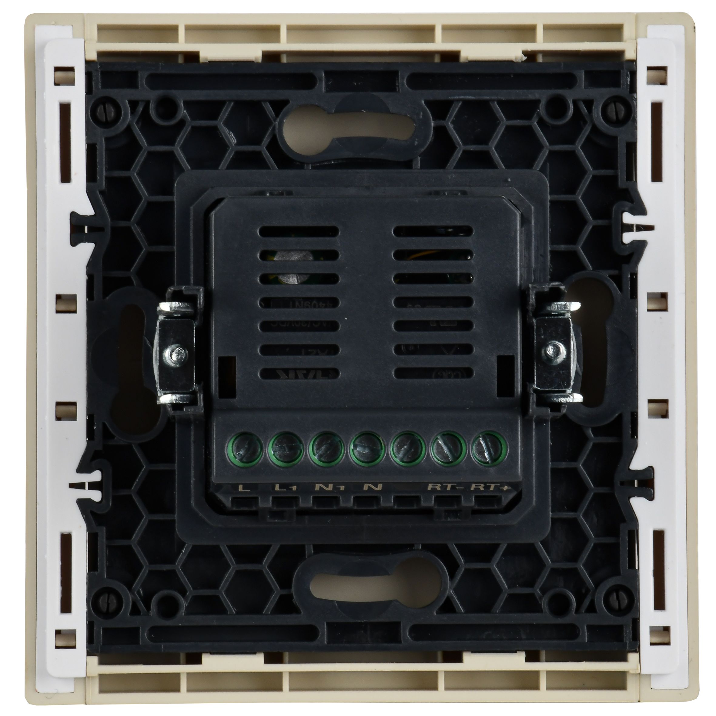             FORTE&PIANO Индикациясы бар электронды термостат FP452 ваниль ИЭК    