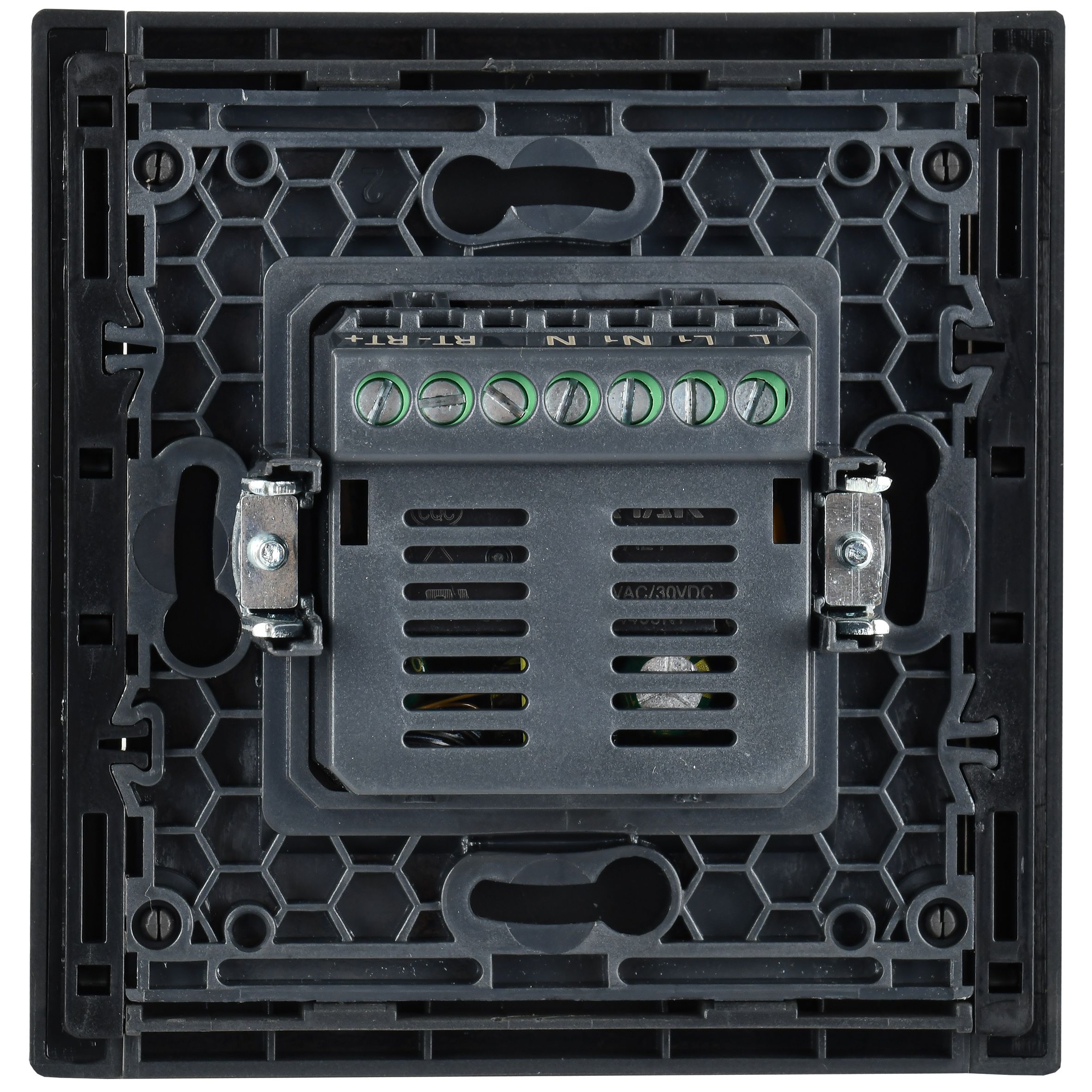             FORTE&PIANO Индикациясы бар электронды термостат FP352 сұр IEK    