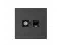 Розетка ТК-6651 графит