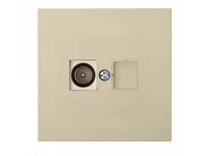 Розетка ТР-6642 бежевый