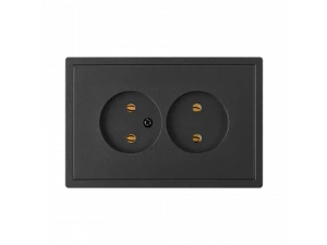 Розетка РС 16-0641 графит