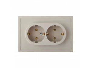 Розетка РС 16-0642 песочный