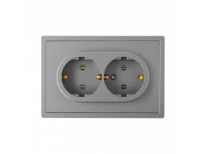 Розетка РС 16-0642 титан