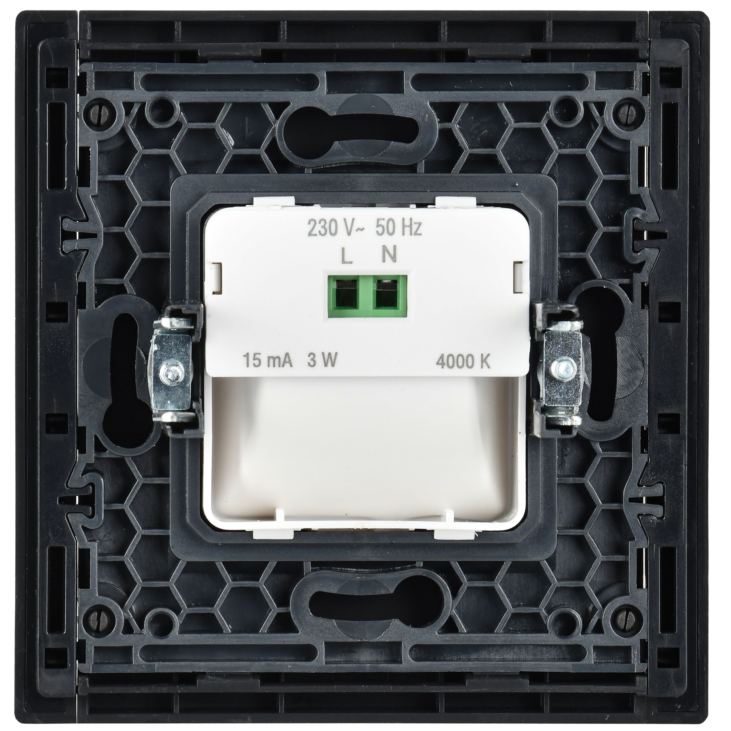             FORTE&PIANO Кіріктірілген жарықдиодты жарықтандыру FP157 қара IEK    