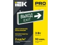 Жарықдиодты төтенше шам, 1,5ч 3Вт, екі жақты ВЫХОД-EXIT ССА1004 бағыт көрсеткіші ИЭК