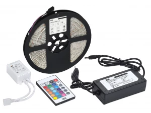 Комплект светодиодной подсветки 'Сделай сам' (лента LED 5м LSR-5050RGB60-14,4-IP65-12В + драйвер + к